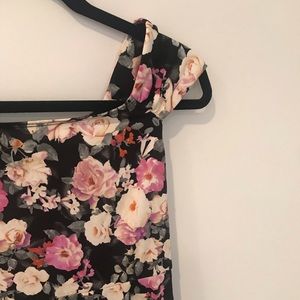 Floral off the shoulder dress